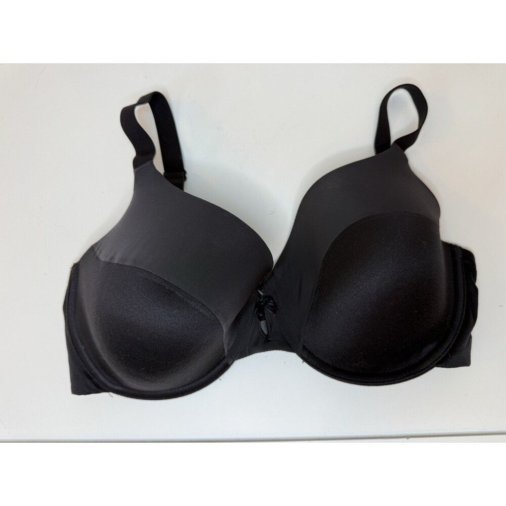 DKNY Black Strapless Bra 36D Convertible Underwire T-Shirt Smooth Cups